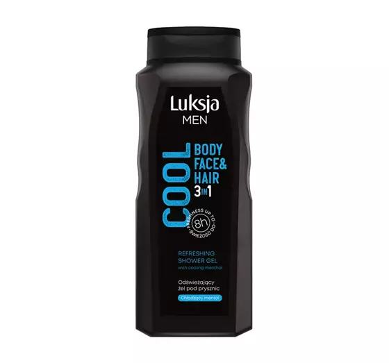 LUKSJA MEN COOL REFRESHING SHOWER GEL 3IN1 FOR MEN 500ML