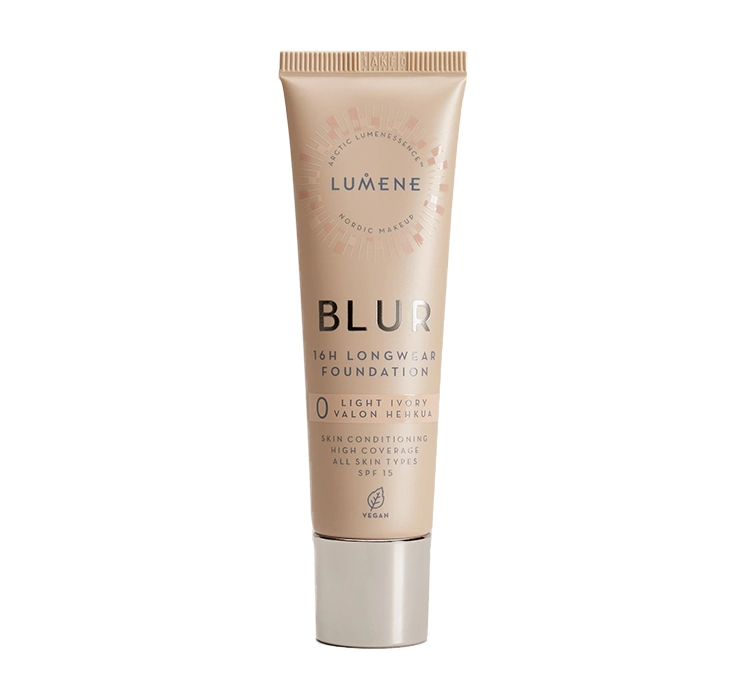 LUMENE BLUR FOUNDATION SMOOTHING FOUNDATION 0 LIGHT IVORY 30ML