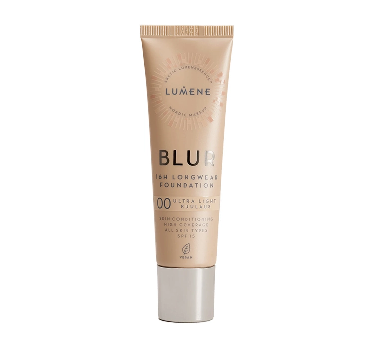 LUMENE BLUR FOUNDATION SMOOTHING FOUNDATION 00 ULTRA LIGHT 30ML