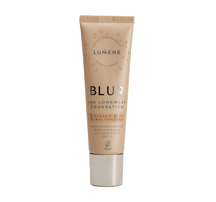 LUMENE BLUR FOUNDATION SMOOTHING FOUNDATION 1 CLASSIC BEIGE 30ML