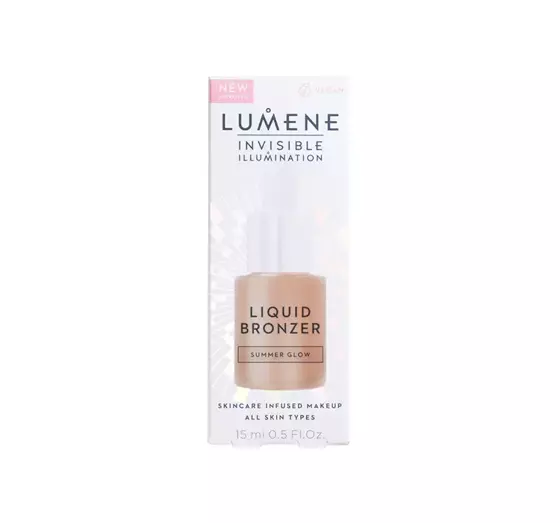 LUMENE INVISIBLE ILLUMINATION LIQUID BRONZER SUMMER GLOW FACE SERUM 15ML