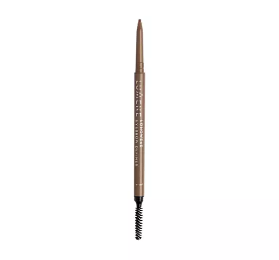 LUMENE LONGWEAR EYEBROW DEFINER VEGAN AUTOMATIC BROW PENCIL 1 ASH BLONDE 0.09G