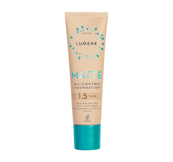 LUMENE MATTE CONTROL FACE FOUNDATION 1.5 FAIR 30ML