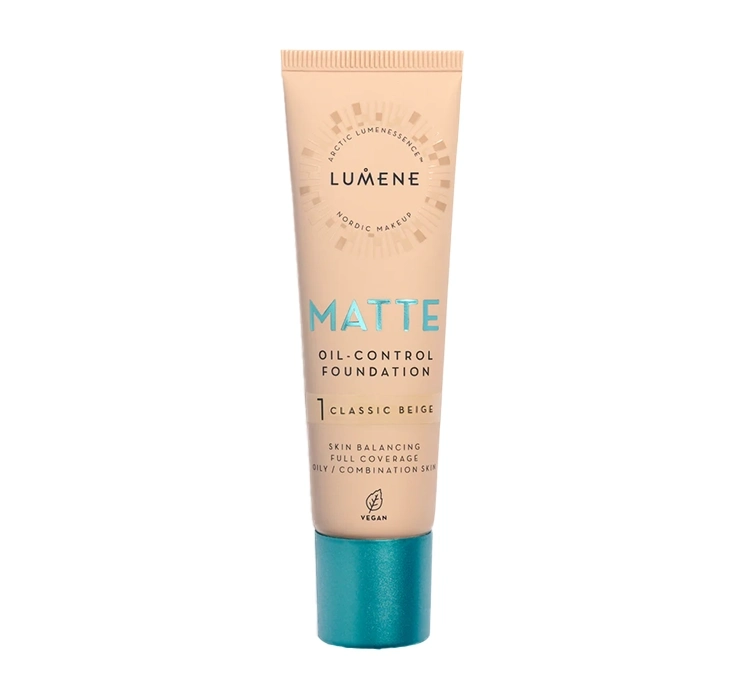 LUMENE MATTE OIL CONTROL MATTIFYING FOUNDATION 1 CLASSIC BEIGE