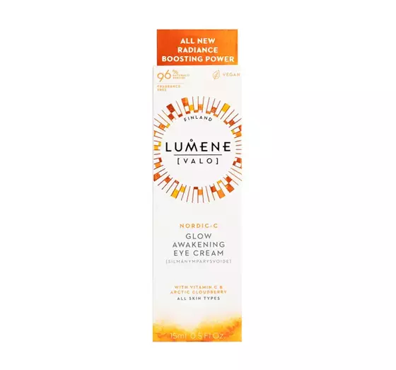 LUMENE NORDIC-C [VALO] GLOW AWAKENING ILLUMINATING EYE CREAM WITH VITAMIN C 15ML