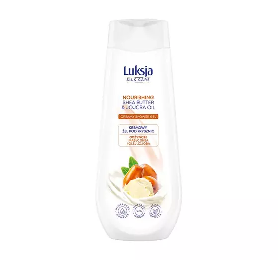 LUXJA SILK CARE NOURISHING CREAMY SHOWER GEL WITH SHEA BUTTER AND JOJOBA OIL 500ML