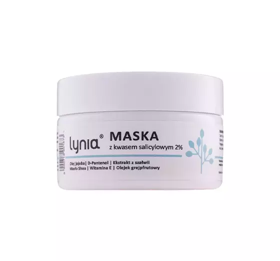 LYNIA FACE MASK WITH SALICYLIC ACID 2% 50ML