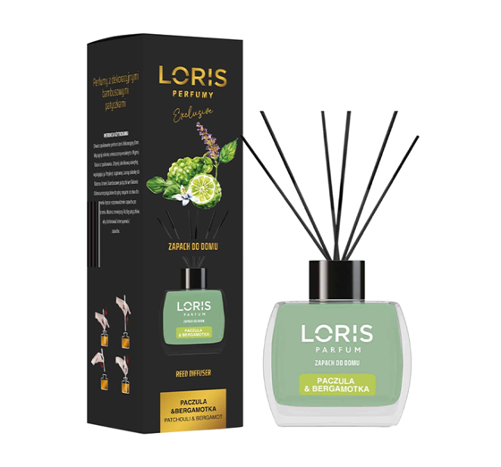 Loris Reed Diffuser Patchouli & Bergamot 120ml