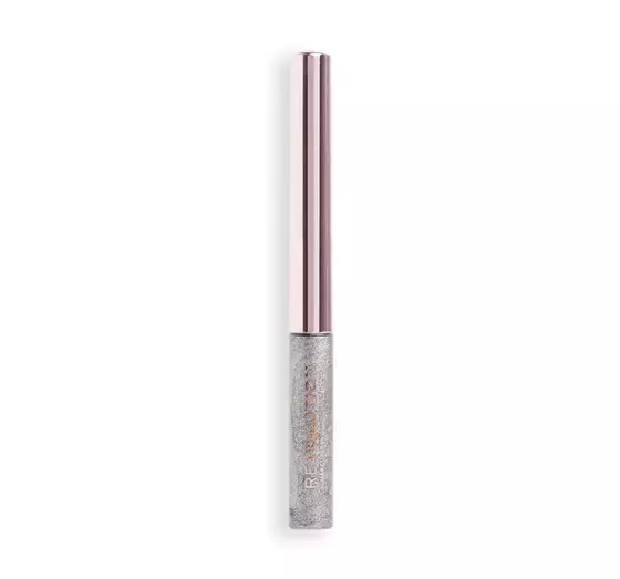 MAKEUP REVOLUTION FESTIVE ALLURE CHROMATIC LINER SILVER FLUSH 2.4ML