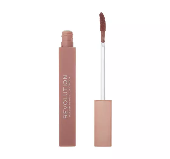 MAKEUP REVOLUTION IRL WHIPPED LIP CREME LONG-LASTING LIP COLOR 03 CHAI NUDE