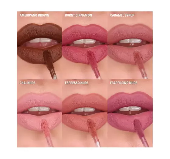 MAKEUP REVOLUTION IRL WHIPPED LIP CREME LONG-LASTING LIP COLOR 03 CHAI NUDE