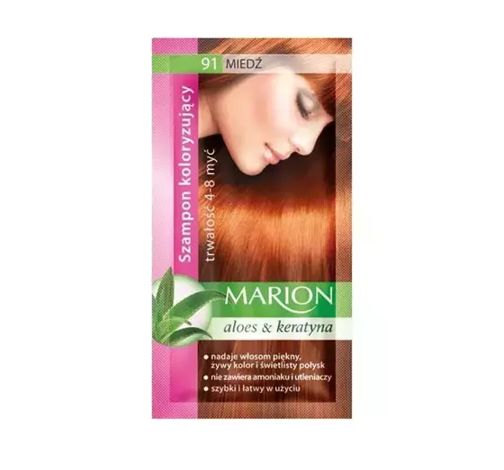 MARION HAIR COLOR SHAMPOO SACHET COPPER 91