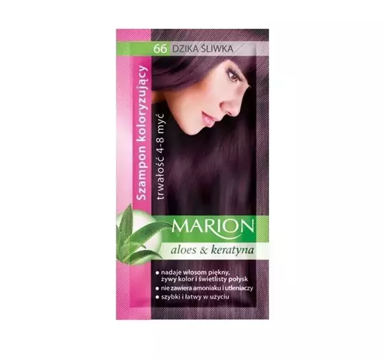 MARION HAIR COLOR SHAMPOO SACHET WILD PLUM 66