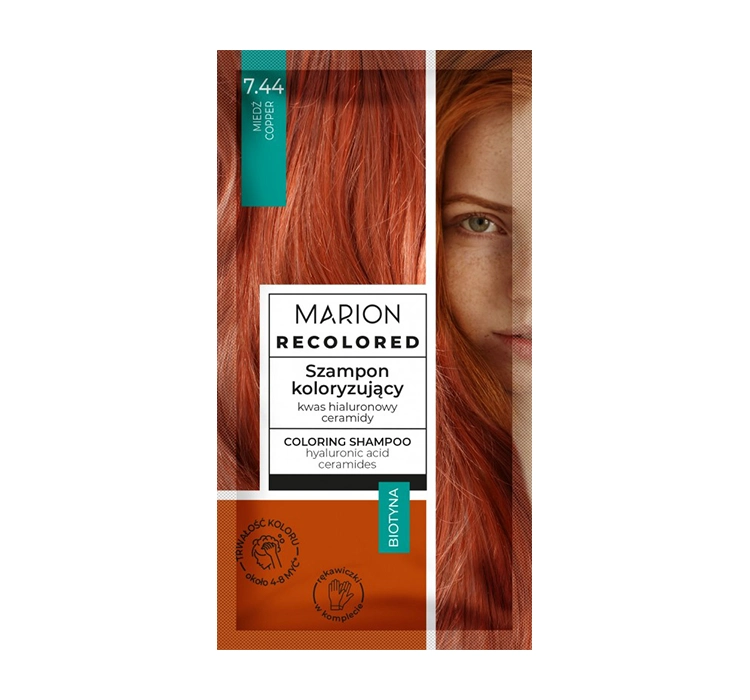 MARION RECOLORED COLORING SHAMPOO 7.44 COPPER 35ML