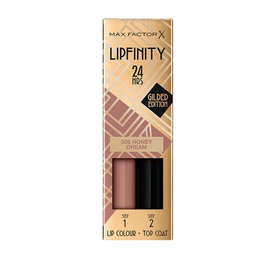 MAX FACTOR LIPFINITY LIPSTICK 008 HONEY DREAM 2.3ML + 1.9G