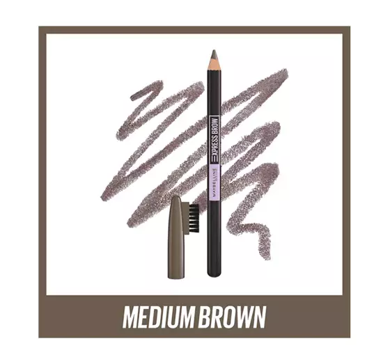 MAYBELLINE EXPRESS BROW PENCIL 04 MEDIUM BROWN