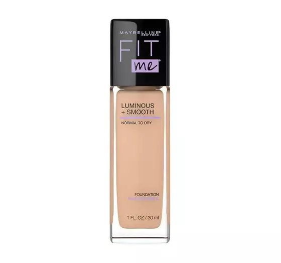 MAYBELLINE FIT ME LUMINOUS + SMOOTH FOUNDATION 125 NUDE BEIGE 30ML 