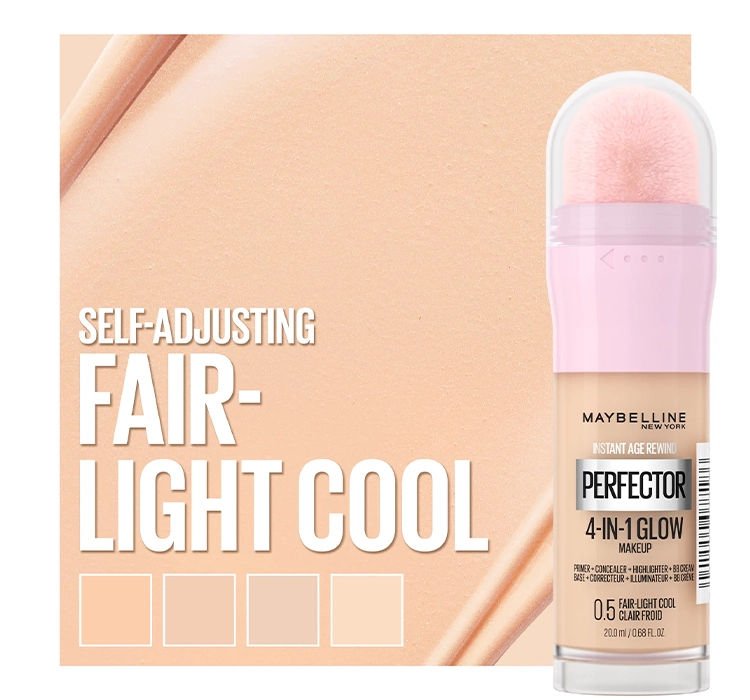 MAYBELLINE INSTANT ANTI AGE PERFECTOR 4IN1 ILLUMINATING FOUNDATION 0.5 FAIR LIGHT COOL 20ML