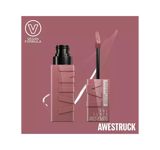 MAYBELLINE SUPERSTAY VINYL INK VINYL LIPSTICK 110 AWESTRUCK 4.2ML