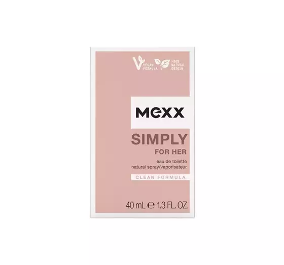 MEXX SIMPLY FOR HER EAU DE TOILETTE SPRAY 40ML