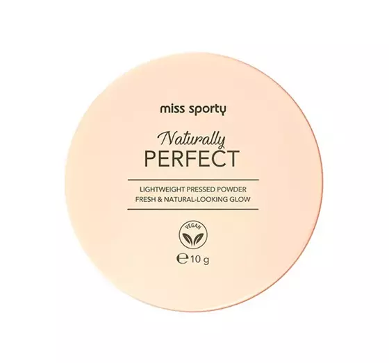 MISS SPORTY NATURALLY PERFECT FACE POWDER 002 LIGHT 10G