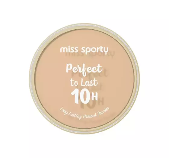 MISS SPORTY PERFECT TO LAST 10H FACE POWDER 010 PORCELAIN 9G