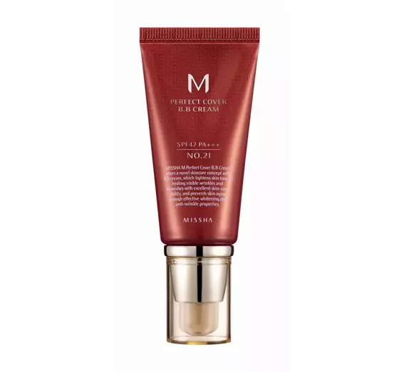 MISSHA PERFECT COVER BB-CREAM SPF42 NO	21 LIGHT BEIGE 50ML