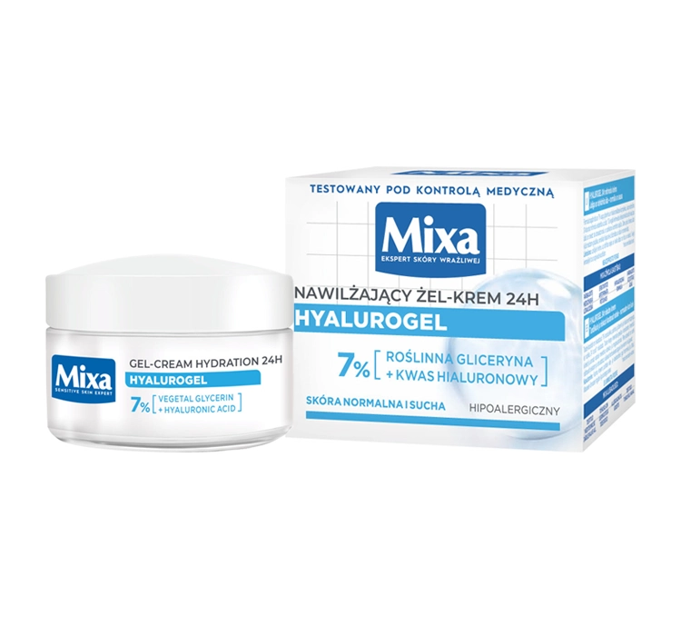 MIXA HYALUROGEL LIGHT INTENSIVE MOISTURIZING CREAM 50ML