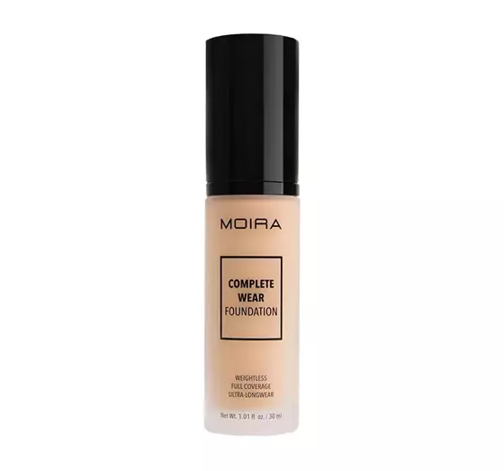 MOIRA COMPLETE WEAR LONGWEAR FACE FOUNDATION 250 NATURAL BUFF 30ML