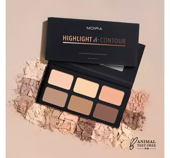 MOIRA HIGHLIGHT&CONTOUR FACE CONTOURING PALETTE 33G