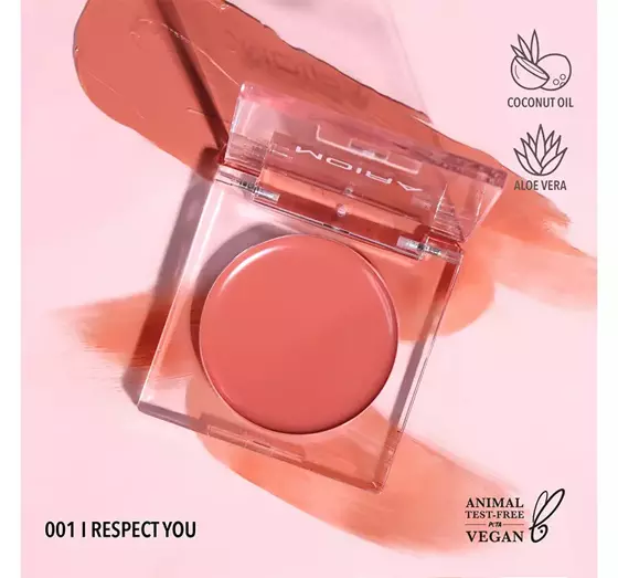 MOIRA LOVEHEAT CREAM BLUSH 01 I RESPECT YOU 2.7G