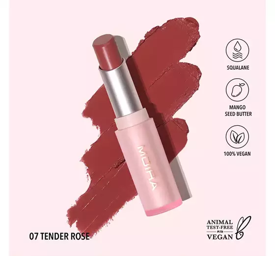 MOIRA SIGNATURE CREAMY LIPSTICK 07 TENDER ROSE 3.2G