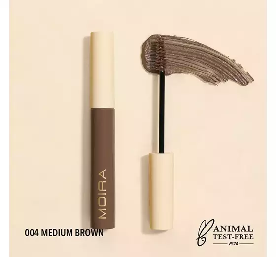 MOIRA TINTED BROW MASCARA 04 MEDIUM BROWN 6.3ML