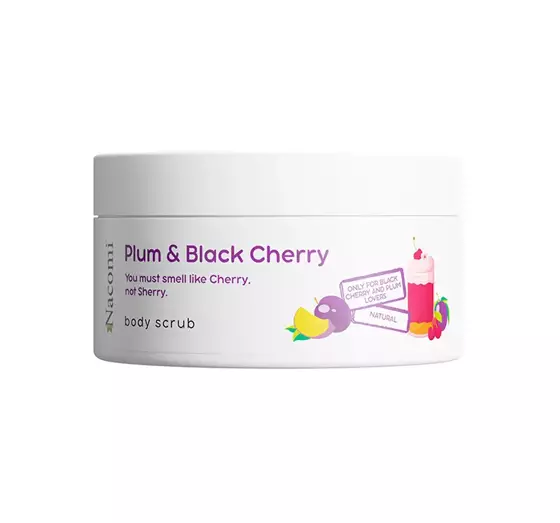 NACOMI BODY SCRUB PLUM & BLACK CHERRY 100ML