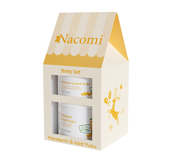 NACOMI MANDARIN & ICED YUZU GIFT SET BODY SCRUB + BODY MOUSSE