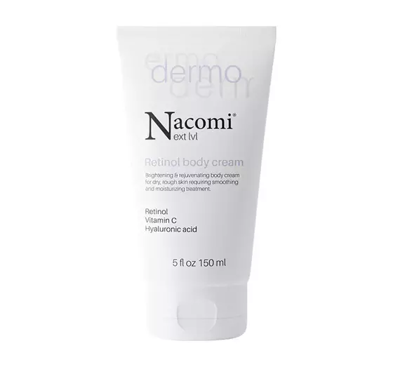 NACOMI NEXT LEVEL DERMO BRIGHTENING AND REJUVENATING BODY CREAM WITH RETINOL 150ML