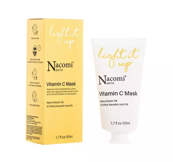 NACOMI NEXT LEVEL LIGHT IT UP BRIGHTENING FACE MASK 50ML 