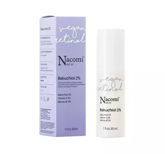 NACOMI NEXT LEVEL VEGAN RETINOL BAKUCHIOL 2% FACE SERUM 30ML