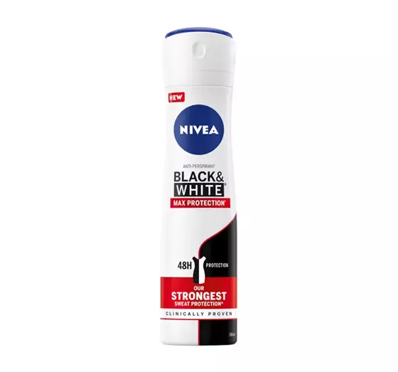 NIVEA BLACK & WHITE MAX PROTECTION ANTIPERSPIRANT SPRAY FOR WOMEN 150ML