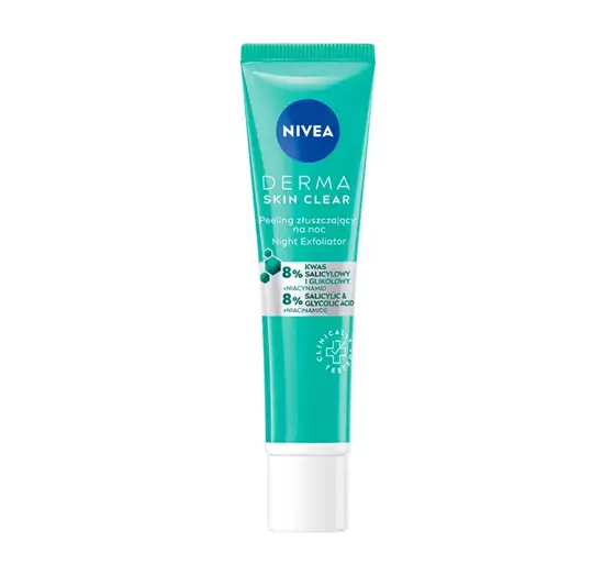 NIVEA DERMA SKIN CLEAR NIGHT EXFOLIATOR 40ML