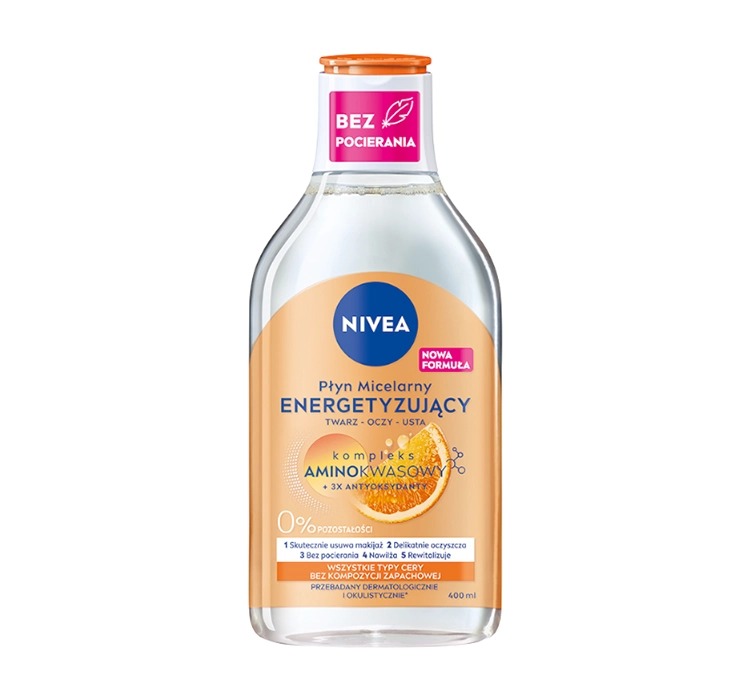 NIVEA ENERGIZING MICELLAR WATER FOR ALL SKIN TYPES 400ML