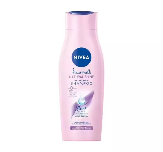 NIVEA HAIRMILK SHAMPOO NATURAL SHINE 400ML