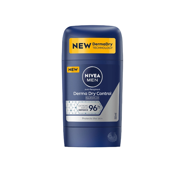 NIVEA MEN DERMA DRY CONTROL MAXIMUM ANTIPERSPIRANT BALL ON MEN 50ML