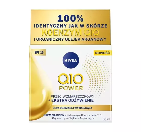 NIVEA Q10 POWER ANTI-WRINKLE DAY CREAM SPF15 50ML