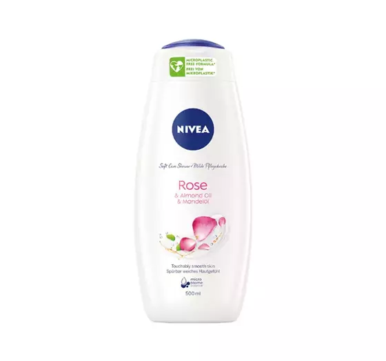 NIVEA ROSE & ALMOND OIL SHOWER GEL 500ML