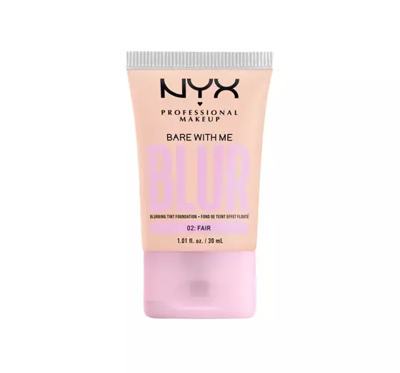 NYX PROFESSIONAL BARE WITH ME BLUR TINT FOUNDATION 02 FAIR 30ML