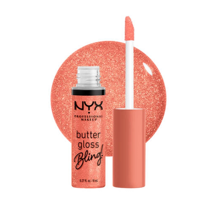 NYX PROFESSIONAL MAKEUP BUTTER GLOSS BLING LIP GLOSS  02 DRIPPED OUT 8ML