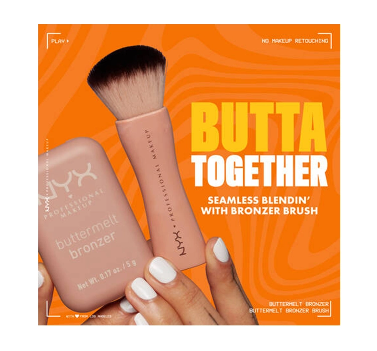 NYX PROFESSIONAL MAKEUP BUTTERMELT BRONZER BRUSH