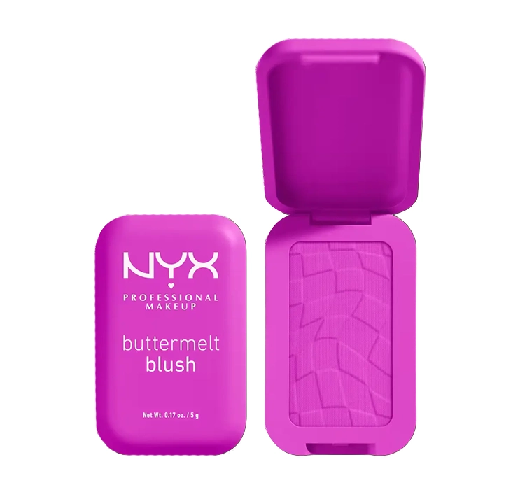 NYX PROFESSIONAL MAKEUP BUTTERMELT COMPACT BLUSH 12 ALL THE BUTTA 5G