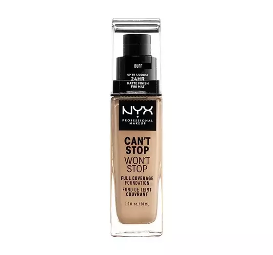 NYX PROFESSIONAL MAKEUP CAN'T STOP WON'T STOP FULL COVERAGE FOUNDATION 10 BUFF 30ML